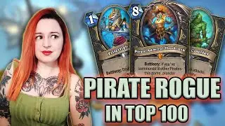 Top 100 Pirate Rogue vs World Champion Bunnyhoppor!! Is this an UNDERRATED Hearthstone deck??!