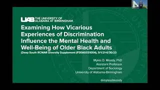 Examining How Vicarious Experiences of Discrimination Influence the Mental Health and Well-Being...
