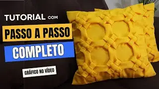 Almofada Capitonê Lacinhos Passo a Passo Completo