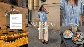 Paris Vlog✨S'organiser pour Septembre, Coffeeshop à Paris, Unboxing Princesse TamTam, Notion tour