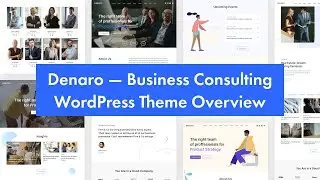 Create Business Consulting website &mdash; Denaro WordPress Theme Overview