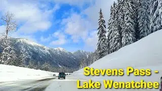 #StevensPass - Lake Wenatchee Drive - Winter Snow