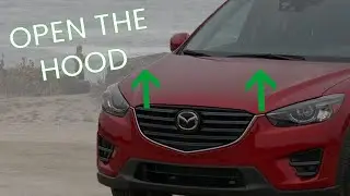 Открыть (и закрыть) капот - Mazda CX-5 (2012-2016)