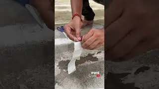 Insta Viral Waterfroof tape Testing On Water Filled Floor #waterproof #tape