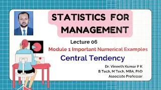 Important Numerical Problems on Statistics of Business Management | Quantitative Techniques MBA VTU