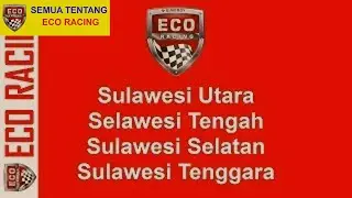 DAFTAR AGEN ECO RACING Sulut - Sulteng - Sulsel - Sulawesi Tenggara