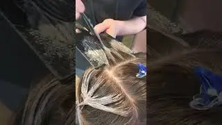 Un #balayage avec de la #couleur et non de la #decoloration ! #hair #coiffure #hairstyle #blonde