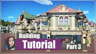 How to build a Main Street Corner building | Planet Coaster Tutorial | Part 3