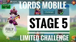 Lords mobile Petite Devil Limited Challenge Stage 5 fully auto | Trick Vs Trick Stage 5 fully auto