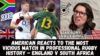American Reacts to the MOST VICIOUS Match in Professional Rugby History - England VS South Africa