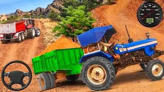 Cargo Tractor Trolley Farming Simulator - Offroad Heavy Transporter Driving 2021 - Android GamePlay