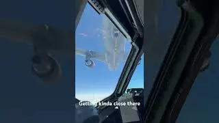 Flying a little close is one cool perk of the job