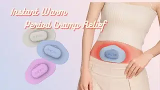Fast Heating Menstrual Pain Relief Patch | Instant Warm + Wireless Period Cramp Relief