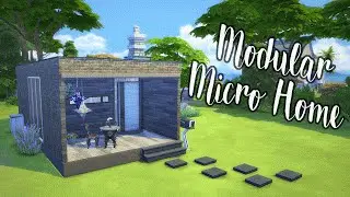 Modular Micro Home | Sims 4 Speed Build