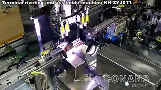 Terminal riveting and assemble machine Industry camera Detection  Terminal makine montajı