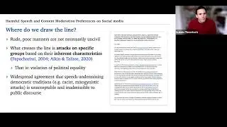 Harmful speech and content moderation preference on social media