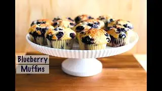 Blueberry Muffins | Soft, Fluffy and Moist Muffins | Quick and Easy