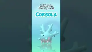 I hunted a shiny Corsola in Pokemon Brilliant Diamond