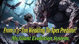 From 0.3-Ton Weakling To Apex Predator! My Giant Evolution System.#anime #fantasy #manga #system