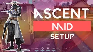 Cypher ascent mid setup | Cypher trapwire and camera spot | Valorant