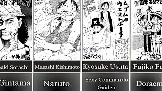 One Piece Characters Drawn By Famous Mangaka