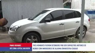 Tres hombres detenidos por robos con inhibidores de alarmas - P &Aacute;lvarez