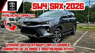 TOYOTA SW4 2026 | Vers&atilde;o SRX Platinum com 10 anos de Garantia e Rasteador Ativo! &Eacute; o melhor SUV? 🚘🚀🔥