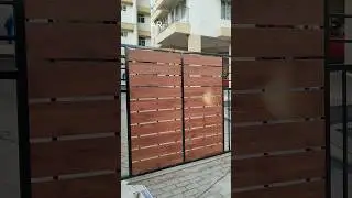 HPL sheet main gate price | sliding gate with HPL | #shorts