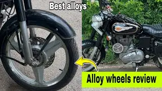 Bullet 350 mercedes alloy wheels review | Sai parado NKS original alloy wheels review | Bullet mods
