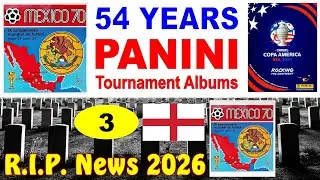 R.I.P. News 2026 (Part 3) Dead football players in Panini Tournament Albums - Tommy Wright