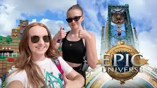 Видеоблог Epic Universe | Мощные группы, еда, аттракционы, персонажи и попытка прокатиться на атт...