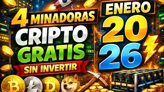 💥 4 Minadoras que Pagan Directo a FaucetPay 💸 |  Criptomonedas Gratis sin Invertir Enero 2026