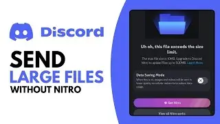 How To Send Large Files on Discord (Without Nitro)