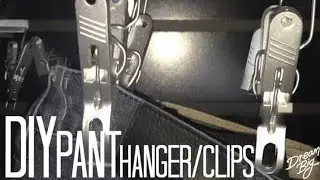 DIY Pant Hanger/Clips