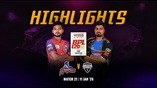 Match 21 Highlights | Rajshahi Warriors 🆚 Rangpur Riders | BPL 2026