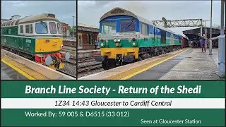 Branch Line Society | Return of the Shedi | 1Z34 14:43 Gloucester to Cardiff Central