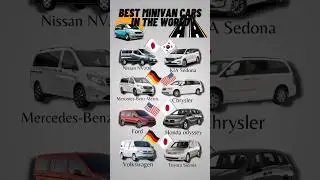 Best Minivan Cars In The World | #shorts