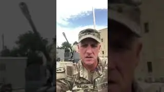 US Army Colonel Dave Raugh thanks NHVH frontline workers