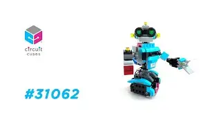 Circuit Cubes Robots Roll Kit & #31062 Creator Robo Explorer Mashup