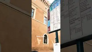 &ldquo;Rome, Italy Street View 🇮🇹 Raw video | Waiting at the ATAC Bus Stop with Classic Roman Vibes&rdquo;