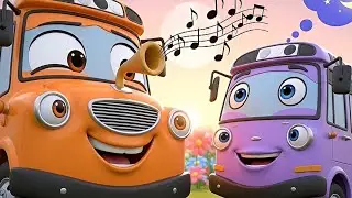 Color Bus Goes Fun 🚌🎨 | Learn Colors with Fun Kids Rhymes | Preschool Song