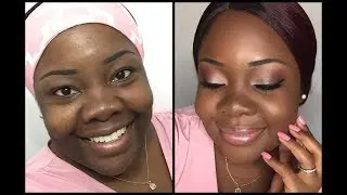 Who said Dark Skinned girls can't wear PINK? ABH Palette Tutorial