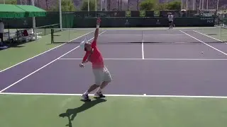 Fabio Fognini Serve Slow Motion - ATP Tennis Serve Technique