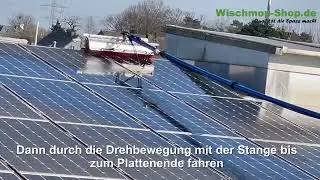Rotaqleen 75cm elektrische B&uuml;rste + 13.35 m Stange komplett Set