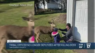 Tribal officer no longer deputized after killing deer