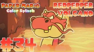 Paper Mario: Color Splash [Blind] - Episode 34: Redpepper Volcano