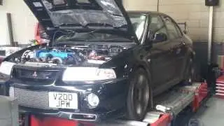 EVO 6,DYNO AT APT, RUNNING 1.55 BAR MADE 567BHP