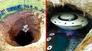 Eine riesige Schlucht enth&uuml;llt eine geheime UFO-Basis die seit Jahrzehnten versteckt war