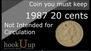 1987 Platypus 20 Cents Coin Not Intended for Circulation