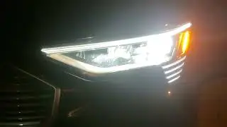 headlights and weather lights on the Audi E-tron. Did you know what weather lights were?
